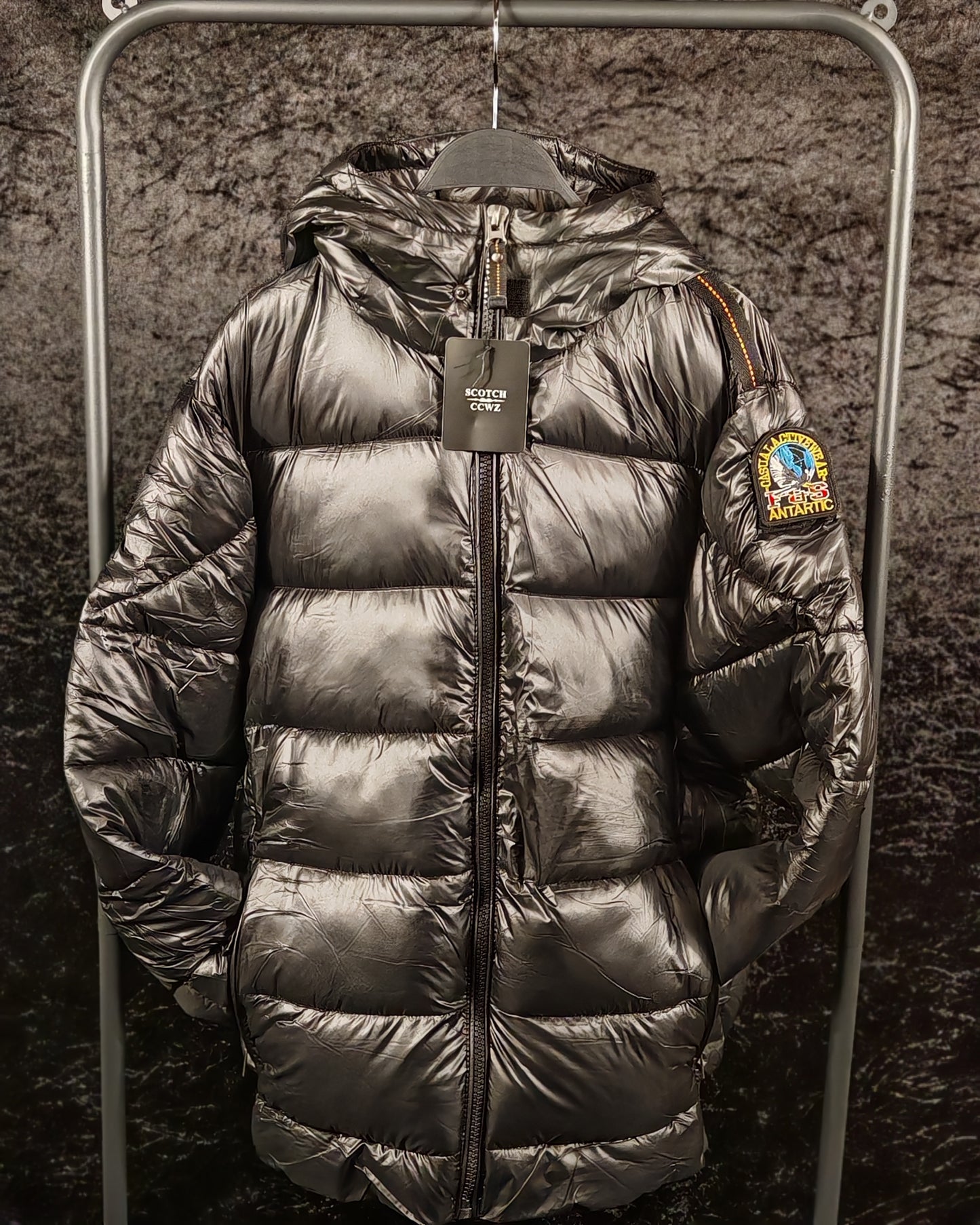 Premium Winterjacke BLACK AND WHITE