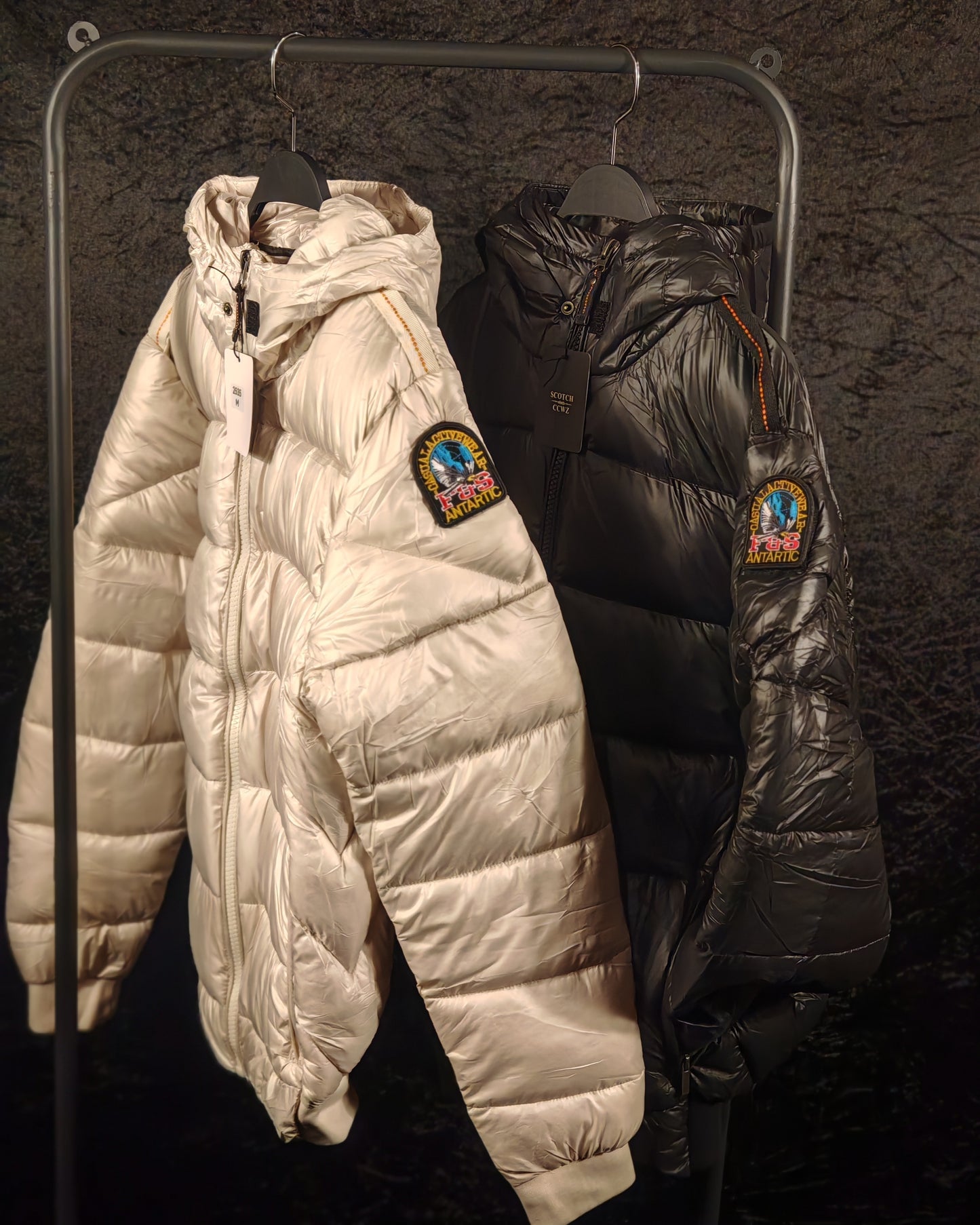 Premium Winterjacke BLACK AND WHITE