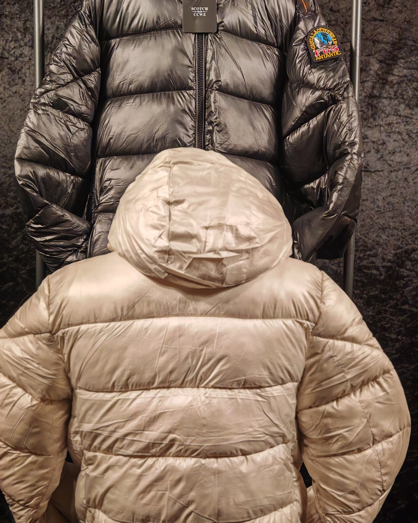 Premium Winterjacke BLACK AND WHITE