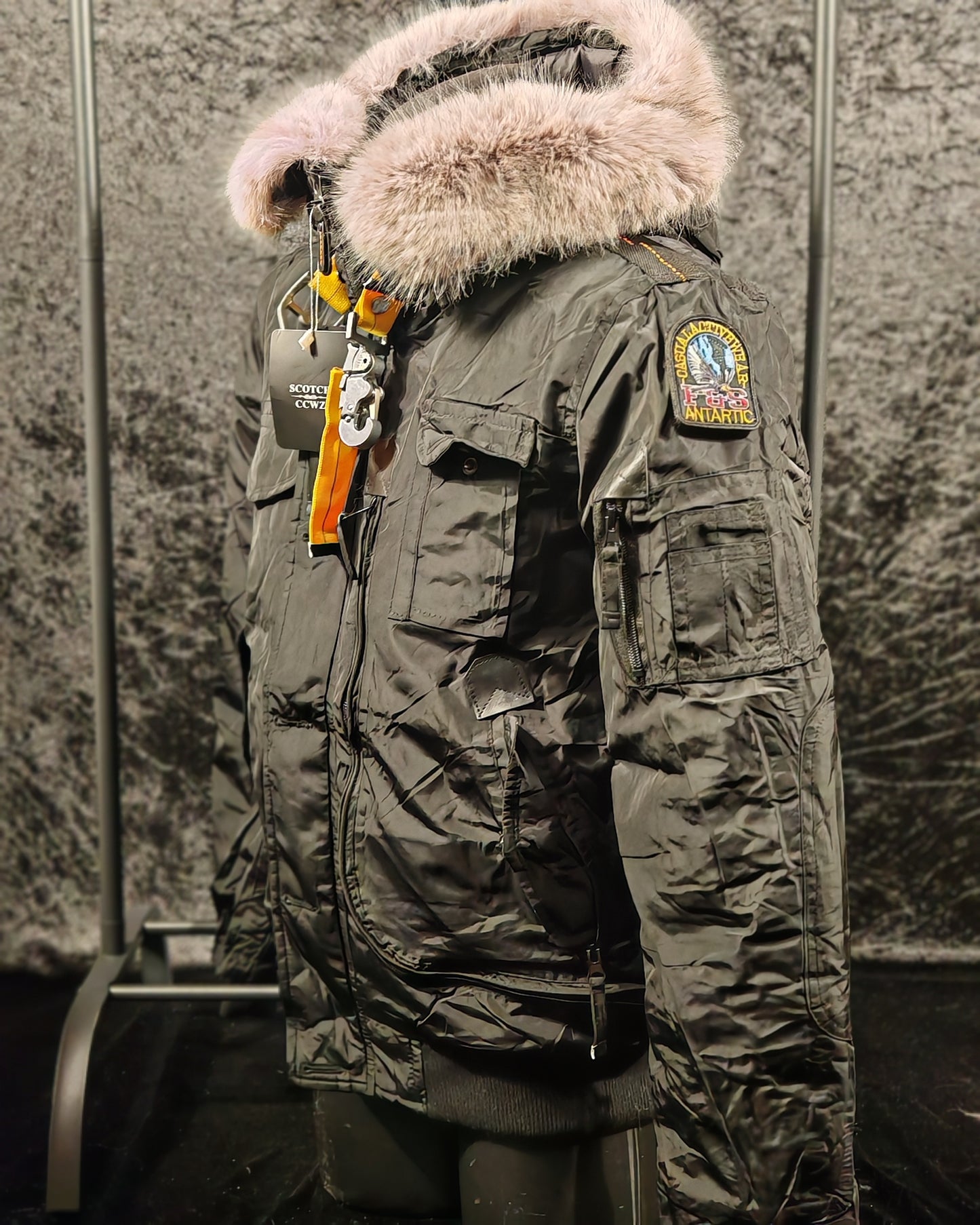 BLACK SNOW JACKE SLIM