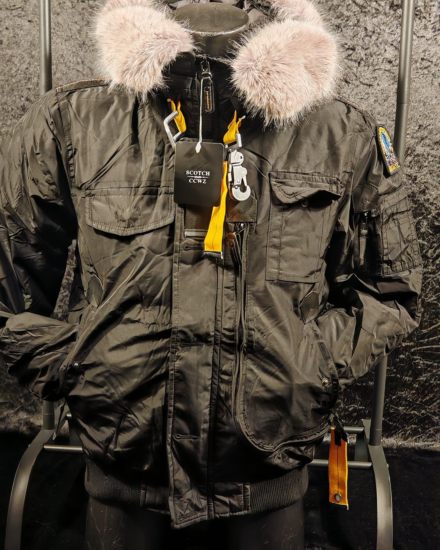 BLACK SNOW JACKE SLIM