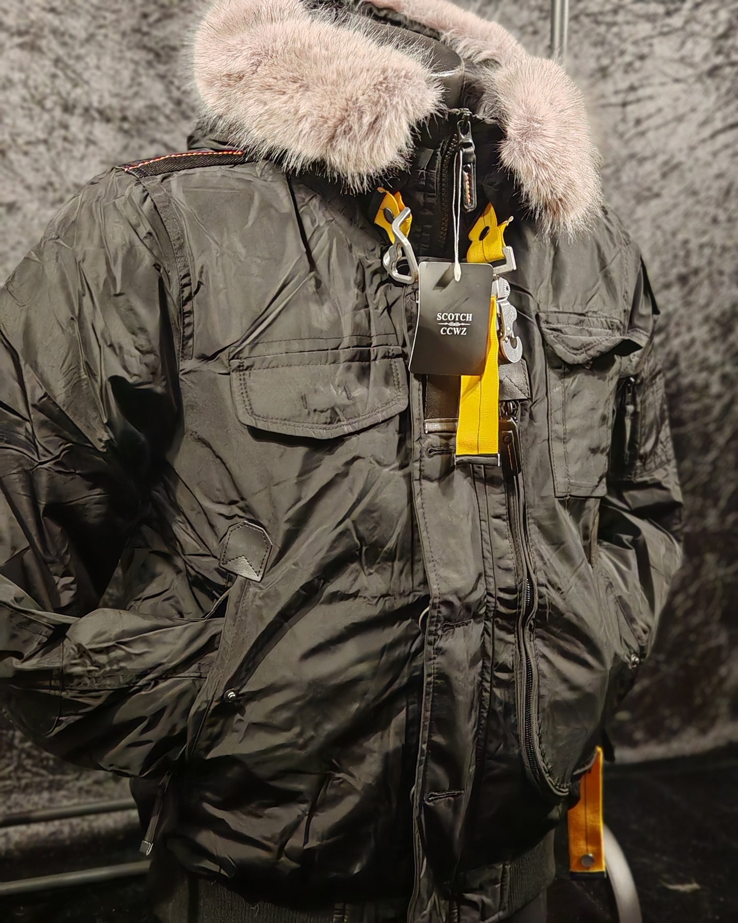 BLACK SNOW JACKE SLIM