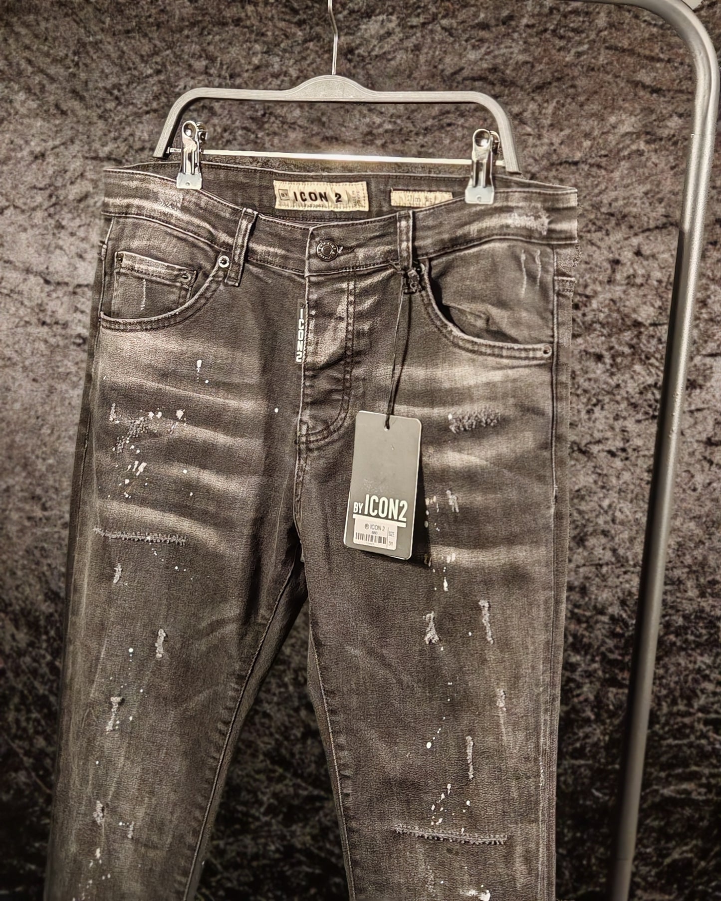 ICON BLACK SLIM JEANS