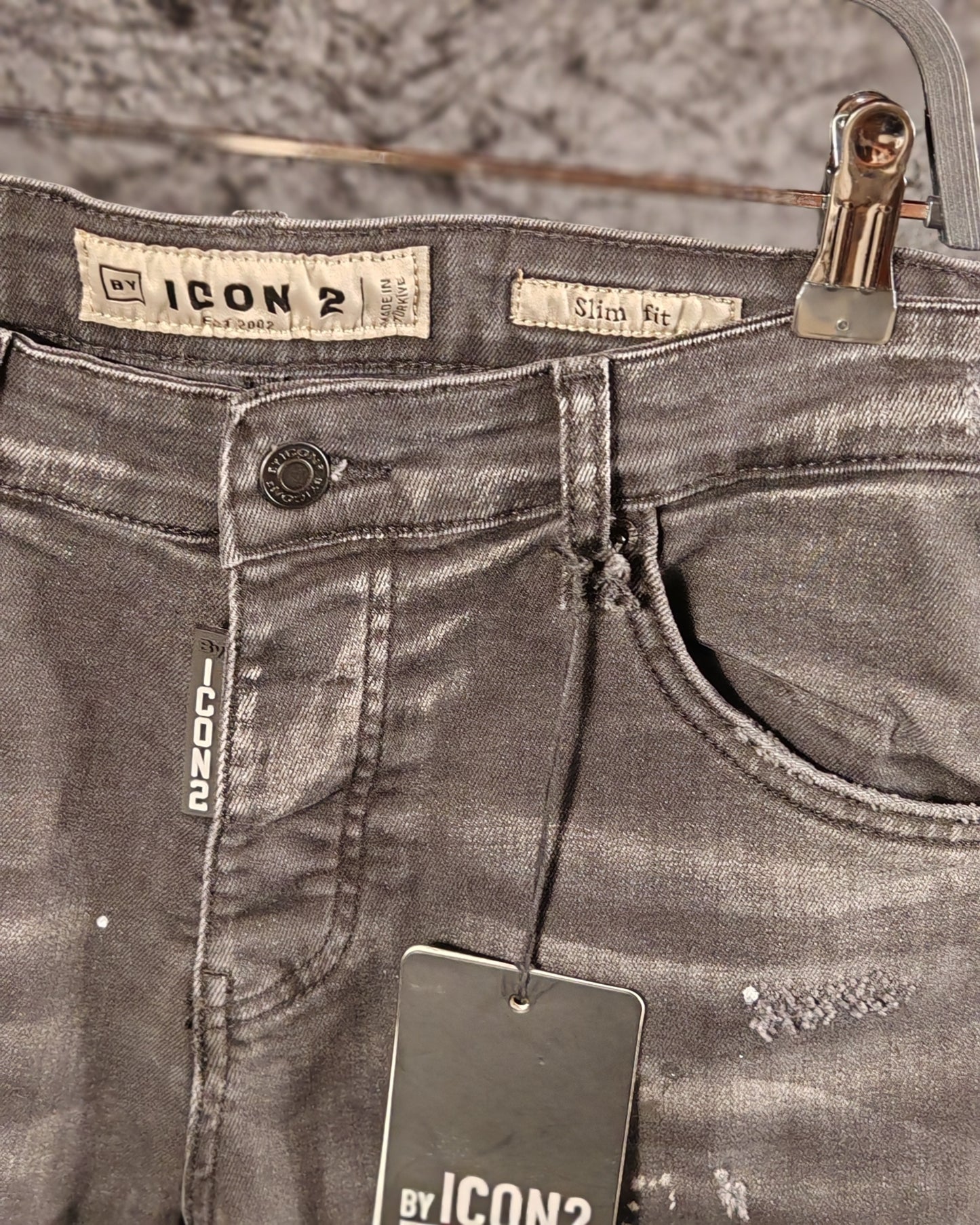 ICON BLACK SLIM JEANS