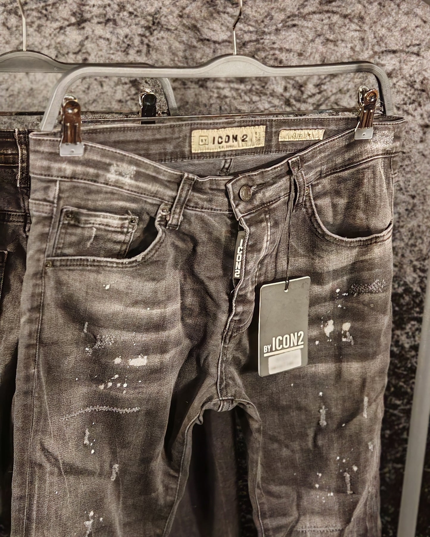 ICON BLACK SLIM JEANS