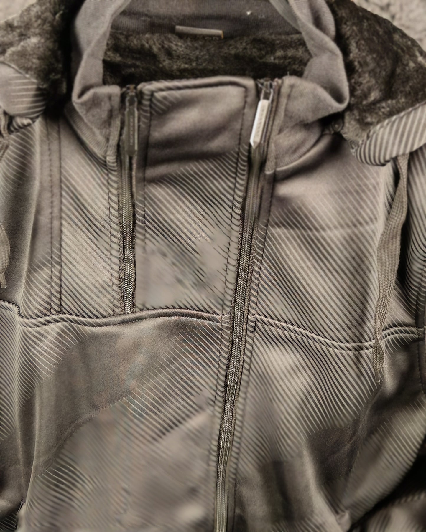 Outdoor Jacke für den Mann SCHWARZ/GRAU