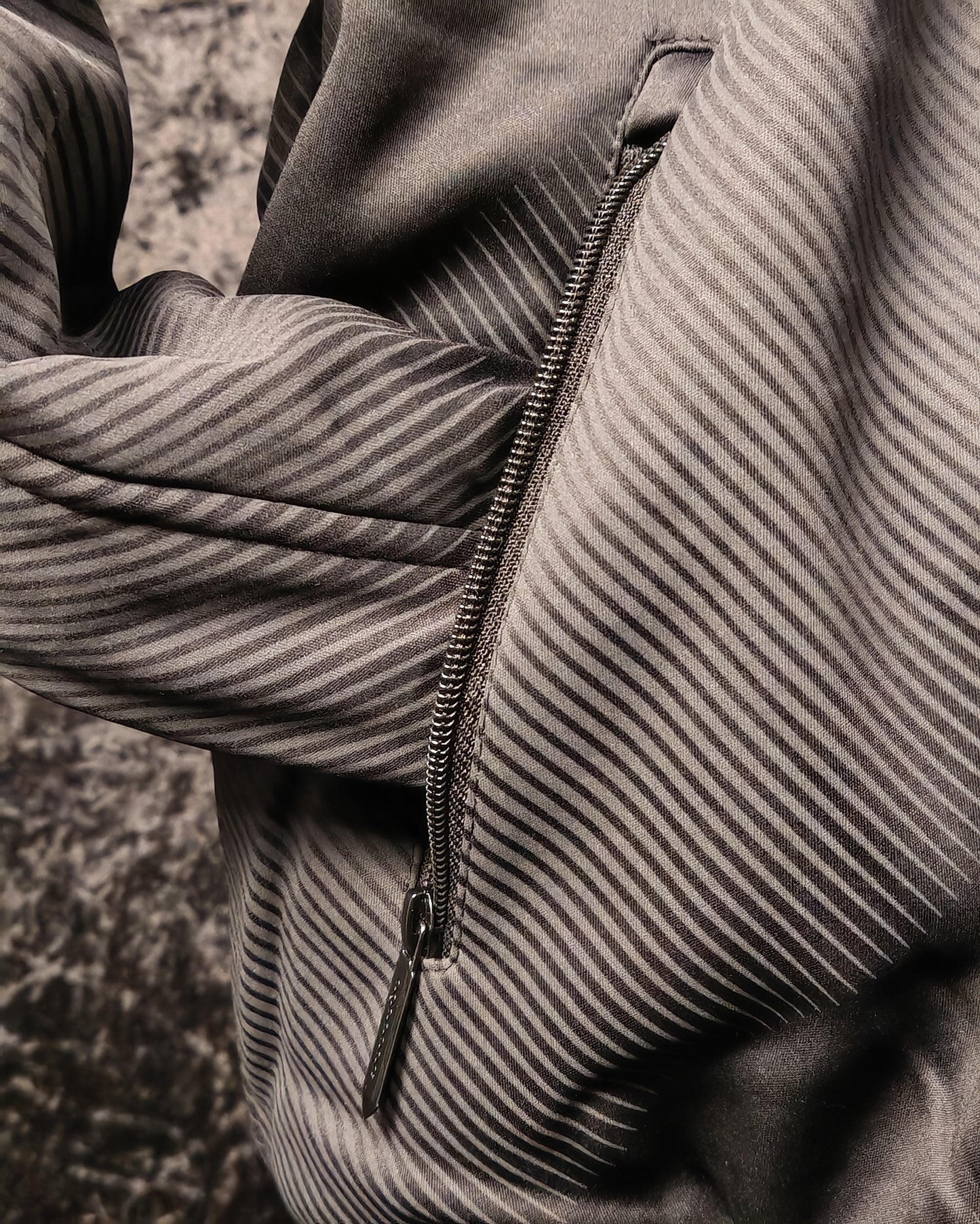 Outdoor Jacke für den Mann SCHWARZ/GRAU