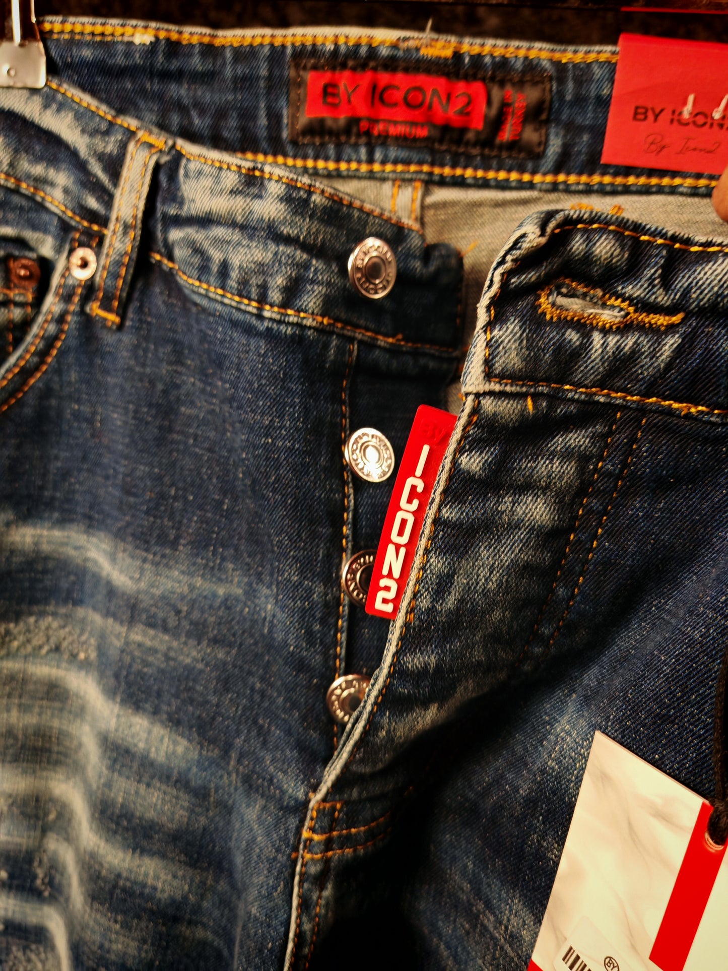 ICON DARK BLUE SLIM JEANS